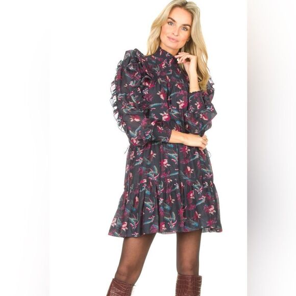 BEULAH Printed Mini Dress - Picture 3 of 6